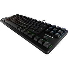 Cherry MX Silent Red - Claviers de Jeu - Mécanique Cherry G80-3000N RGB TKL Clavier Backlit USB MX Silent Red Noir