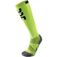 Grün - Skifahren Unterwäsche UYN Evo Race Socks Men - Green Lime/Black