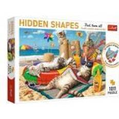 Puzzles Trefl Hidden Shapes Cats on Summer