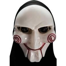 Günstig Voll abdeckende Masken Vegaoo Psykopatmördarmask med huva till Halloween