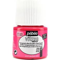 Pink Glass Colours Pebeo Vitrea 160 Glass Paint Pink Frosted 45ml