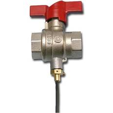 Stahl Kugelhähne PETTINAROLI F x f fullway ball valve with sensor connection red butter