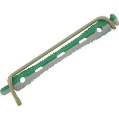 Zubehör für Dauerwellen Comair Green and White Vented Perm Rods 6mm x 70mm Pack of 12