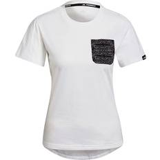 Adidas Women's Terrex Pocket Graphic T-shirt - White/Black