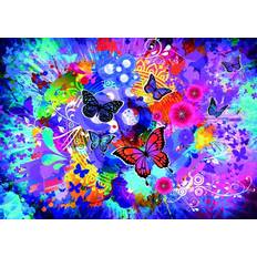 Colorful Flowers & Butterflies 1500 piece