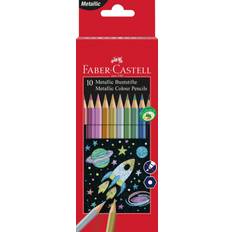 Water Based Coloured Pencils Faber-Castell Metallic Colour Pencils 10-pack
