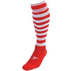 Precision Pro Hooped Football Socks Kids - Red/White