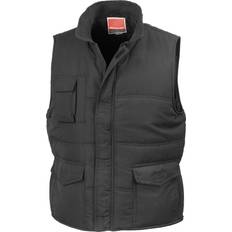 Velcro Vests Result Mid-Weight Bodywarmer - Black