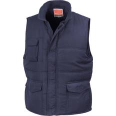 Velcro Vests Result Mid-Weight Bodywarmer - Navy Blue