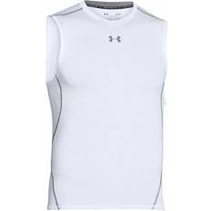 Under Armour HeatGear Compression Sleeveless Top Men - White