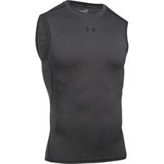 Grå - Herre - Løb Toppe Under Armour HeatGear Compression Sleeveless Top Men - Gray