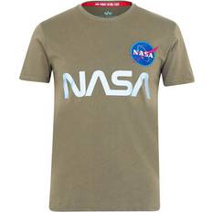 Alpha Industries NASA Reflective T-shirt - Dark Olive