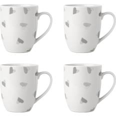 Sabichi Watercolour Hearts Mug 35.5cl 4pcs