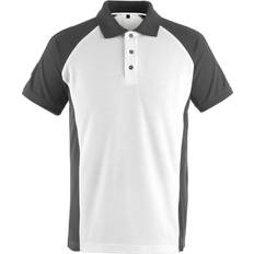 3XL - Unisex Pikéskjorter Mascot Unique Bottrop Polo Shirt Unisex - White/Dark Anthracite