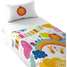 Multicolore Accessoires de lit Cool Kids Cot Bedding Set Silvina 120x180cm 47.2x70.9"