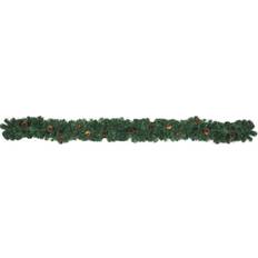 Julgran 270cm Europalms Noble pine garland with fir cones, 270cm, Dekorativ tallkrans med Julgran kottar, 270cm