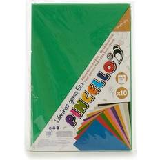 Lot de 10 Feuilles en Caoutchouc Eva 20x30 cm Vert Foncé