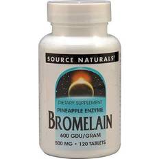 Bromelain Source Naturals Bromelain 600 GDU/gram 500 mg 120 Tablets