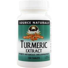 Vitamins & Supplements Source Naturals Turmeric Extract 100 Tablets