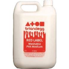 Water Based School Glue Brian Clegg PVA Glue Red Label 5 Litre