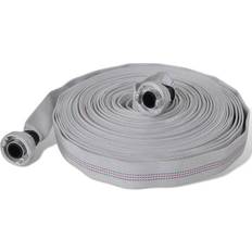 vidaXL Brandslange flad 20 m med D-Storz koblinger 1 tomme