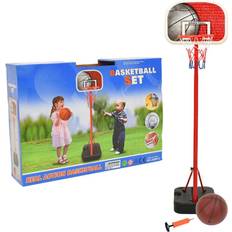 Plastica Sport all'aperto vidaXL Set Gioco da Basket Portatile Regolabile 138,5-166 cm