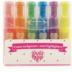 6 Neon gel fluo highlighters