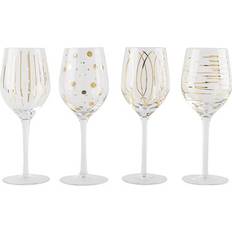 Or Verres à Vin Mikasa Cheers Metallic Gold Verre à Vin 40cl 4pcs