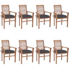 vidaXL 3072973 8-pack Garden Dining Chair