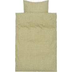 Sengetøj ferm living ferm LIVING Check Dynebetræk Gul (200x140cm)