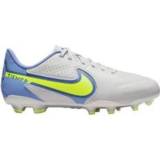 Nike Textile Football Shoes Nike Tiempo Legend 9 Academy FG/MG GS - Grey Fog/Sapphire/Volt