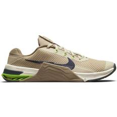 Hombre - Marrón Zapatillas de Gimnasio y Entrenamiento Nike Metcon 7 M - Rattan/Sandalwood/Sail/Thunder Blue