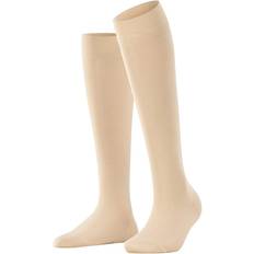 Falke Cotton Touch Women Knee-High Socks - Cream