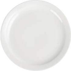 Olympia Whiteware Narrow Rimmed Dinner Plate 25cm 12pcs