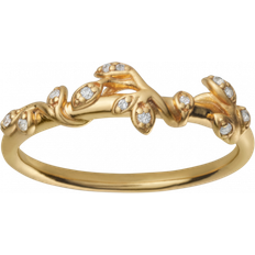 ByBiehl Jungle Ivy Sparkle Ring - Gold/Transparent