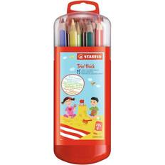Stabilo Farveblyanter Stabilo Trio, Flerfarvet, 4,2 mm, 15 stk