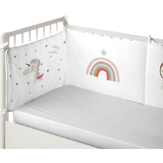 Haciendo El Indio Unicorn Pink Cot Protector 23.6x23.6"