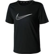 Nike Youth Dri-Fit Short Sleeve Training Top - Black/White