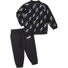 Puma Tracksuits Puma Minicats Printed Babies Jogger Set - Puma Black (589365_01)