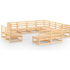 vidaXL 3075884 Loungeset, Bord inkl. 11 Soffor
