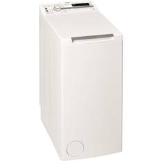 40 cm - Chargement par le haut Lave-linge Whirlpool TDLR65230SSPN 6.5 kg 1200rpm 72db 42l Inox Blanc