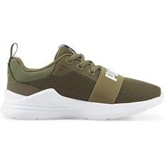 Puma Kid's Wired Run - Burnt Olive/White