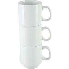 Olympia Whiteware Stacking Taza 28.4cl 12pcs