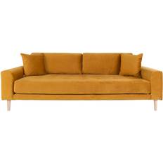 House Nordic Lido Mustard Yellow Soffa 210cm 3-sits