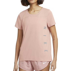 Nike Miler Run Division T-shirt Women - Rust Pink/Reflective Silver