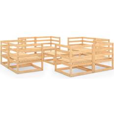 vidaXL 3075289 Loungesæt, 1 borde inkl. 8 sofaer