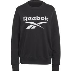 Reebok Identity Logo French Terry Crew Sweatshirt - Black