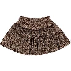 Leopard Nederdele Børnetøj MarMar Copenhagen Sylvia Skirt - Sandstone Leo (214-150-45 -1266)