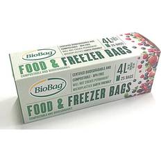 Frysepose 4 liter Biobag Freezer Bags Frysepose 25stk 4L