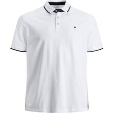 Jack & Jones Classic Plus Size Polo Shirt - White